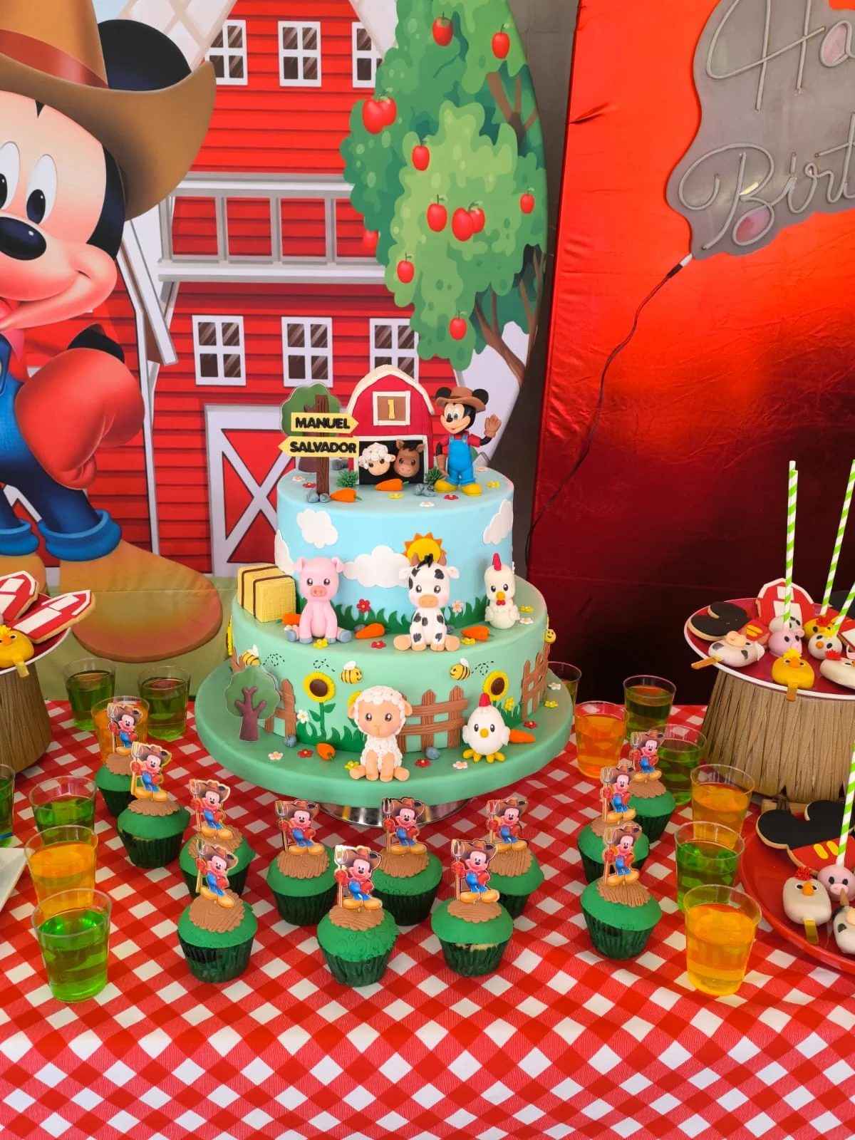 Mesa dulce infantil completa